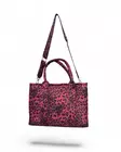 Totebag Leopardi, punainen - Laukut - NL924 - 5