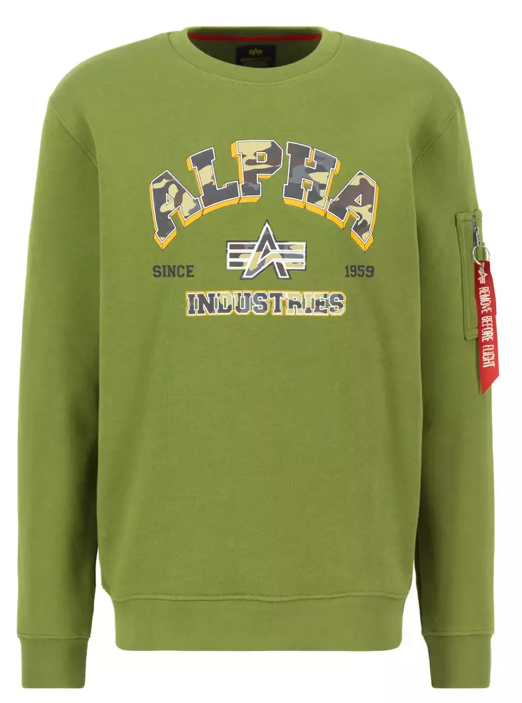 Alpha College camo logo - Pitkähihaiset paidat - ALP74 - 1