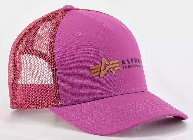 Alpha lippis pinkki Label Trucker cap - Lippikset - ALP114 - 1
