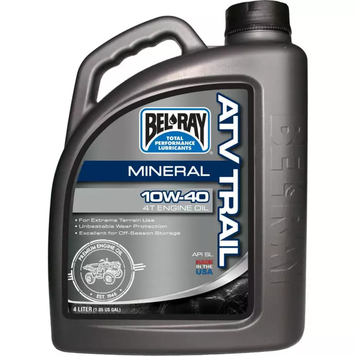 ATV TRAIL MINERAL 4-STROKE ENGINE OIL 10W-40 1 LITER - Öljyt - 36010144 - 1