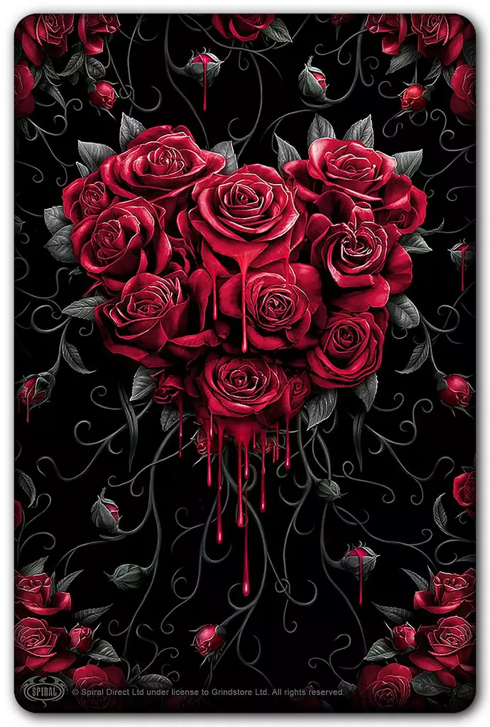 Bleeding Heart metallikortti, Spiral - Seinälle - SPI254 - 1