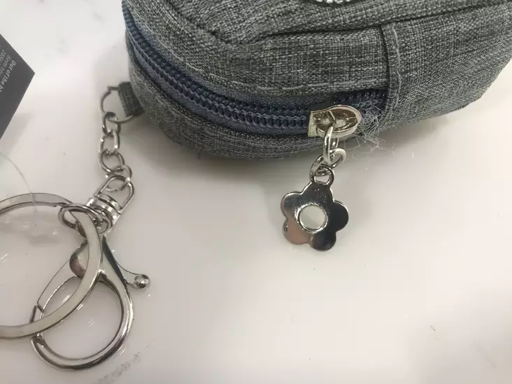 Bling-sydänkukkaro, vaaleanharmaa - Laukut - NL684 - 1