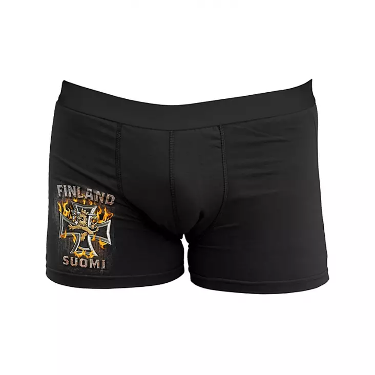 Bokserit Malta, Leijona, liekeillä,suomi - Housut - BOX4 - 1