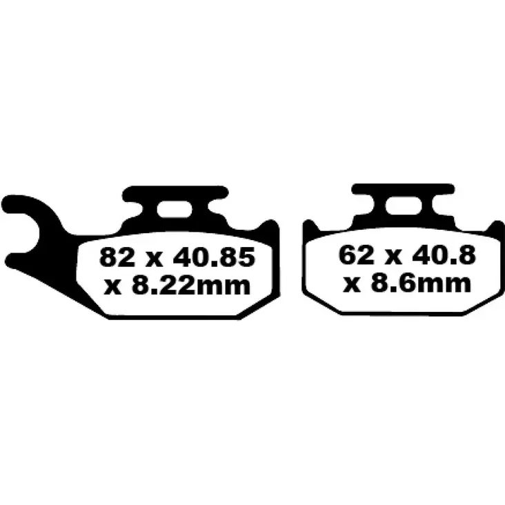 BRAKE PAD FA-TT SERIES CARBON FIBER - Jarrupalat - 17220294 - 1