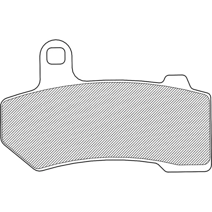 BRAKE PAD ORGANIC - Jarrupalat - 17200214 - 1