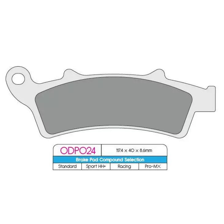 BRAKE PAD ORGANIC SCOOTER - Jarrupalat - 17200604 - 1
