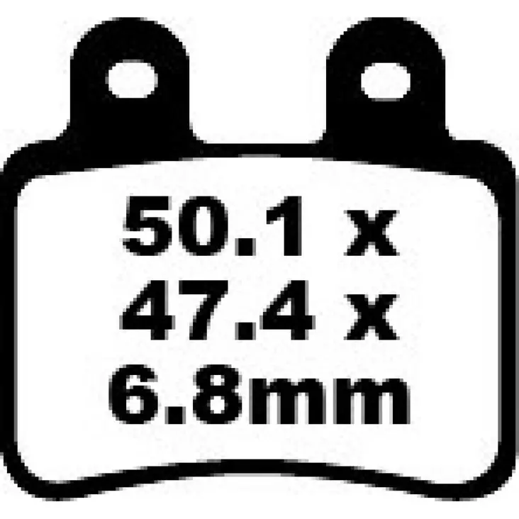 BRAKE PAD SFA SERIES ORGANIC - Jarrupalat - 17220344 - 1