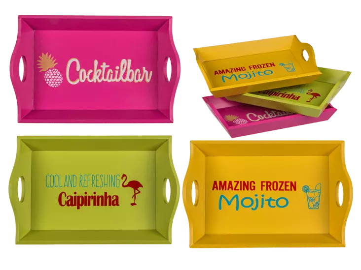 Coctailtarjotin 23 x 15 x 4,5 cm - Keittiötarvikkeet - PRT914 - 1