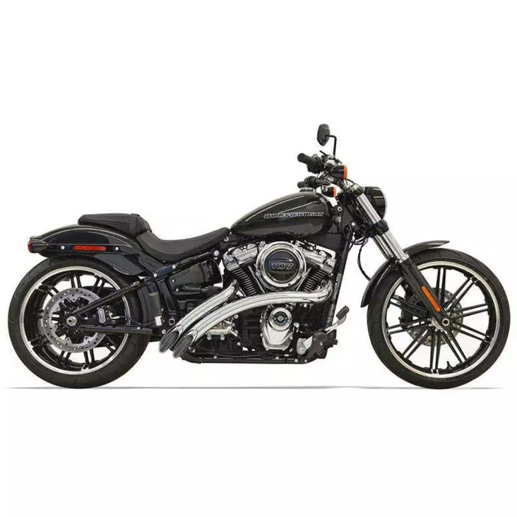 EXHAUST SYSTEM SWEEPER RADIUS 2-INTO-2 CHROME - Pakoputket ja niiden osat - 18002244 - 1