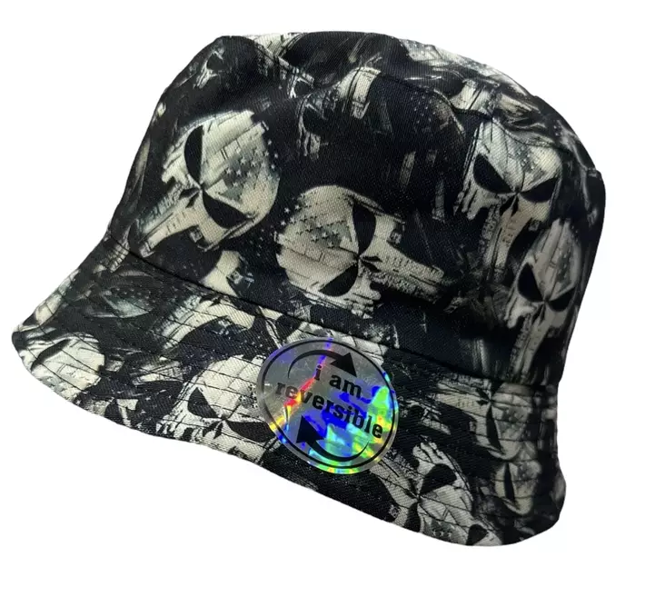 Hattu, Kalastajahattu, Pääkallo - Hatut - HAT154 - 1