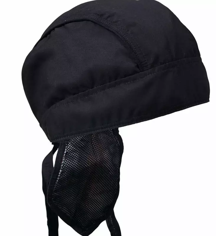 Headwrap musta vuorillinen ilmava - Headwrapit - HW234 - 1