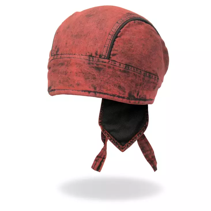Headwrap, Rust Dye Denim - Headwrapit - HW244 - 1
