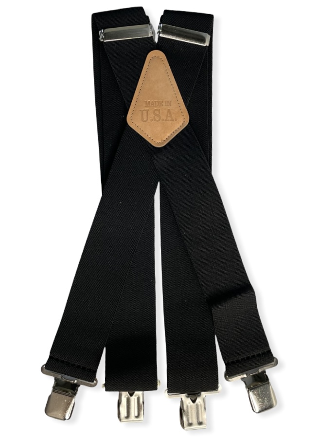 Henkselit musta 50mm, Made in USA. - Henkselit - HEN44 - 1