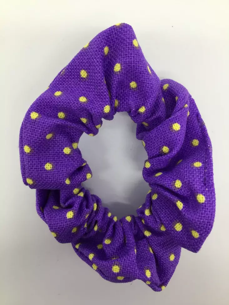 Hiusdonitsi, Polka Dot, vaalea lila - Hiuskoristeet - PIN144 - 1