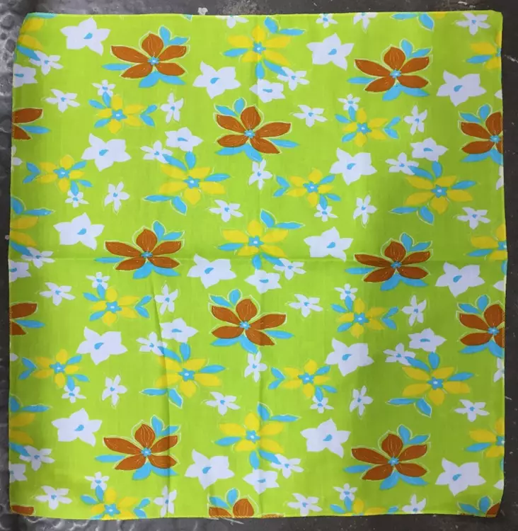 Huivi, Limenvihreä, kukkasia - Huivit - HU404 - 1