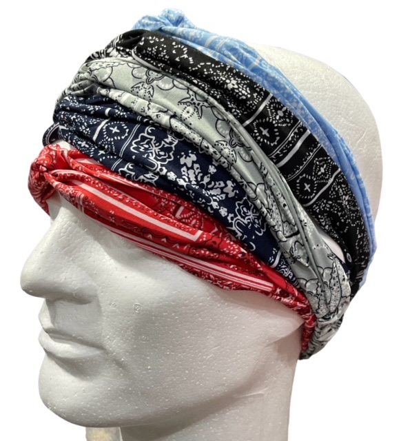 Huivipanta erivärejä joustava takaosa - Huivit - HU514 - 1