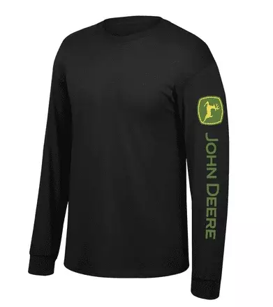 JD musta pitkähiha, hihalogo - Pitkähihaiset paidat - JD4 - 1