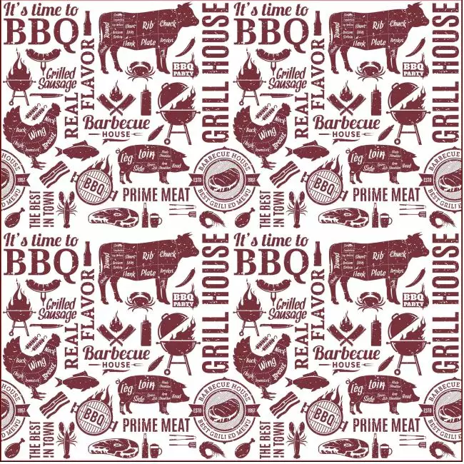 Käärepaperi BBQ ranskalaisille - Keittiötarvikkeet - PRT1384 - 1