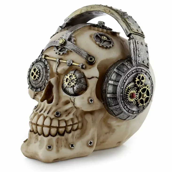 Kallo Headphones 13 x 12,5 cm - Kallot, Halloweenrekvisiitta - HOR434 - 1