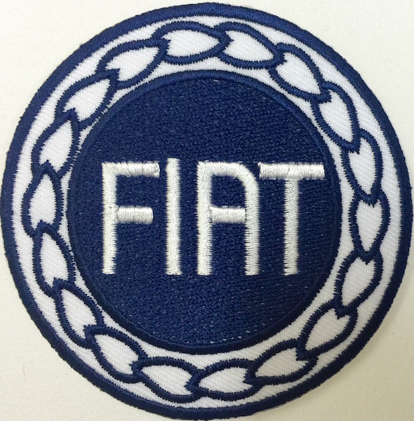 Kangasmerkki, Fiat, pyöreä - Kangasmerkit - K1214 - 1