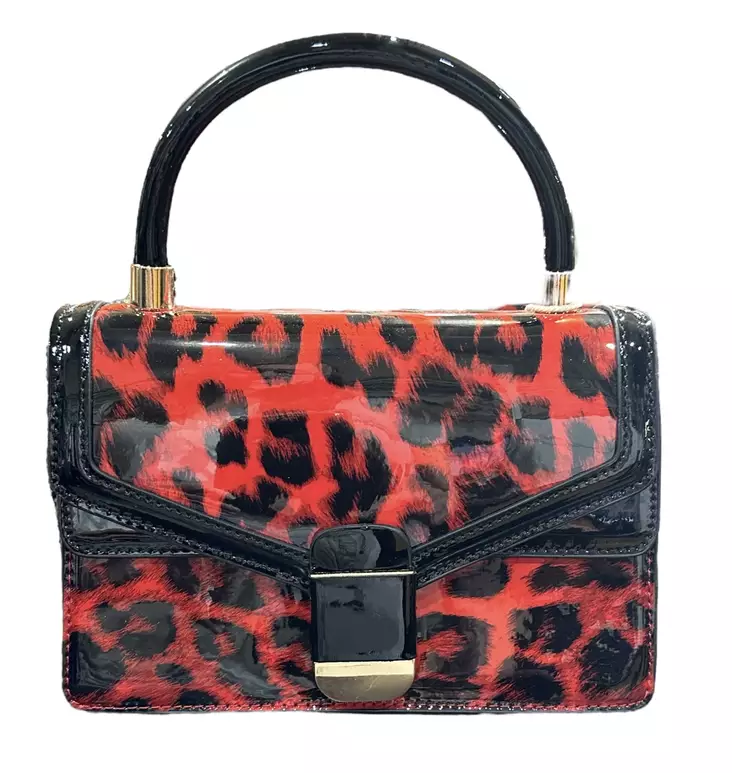 Käsilaukku Leopardi pun. - Laukut - NL884 - 1