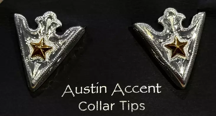 Kaulusklipsi Kultatähti - Korut ja kellot - KAUL4 - 1