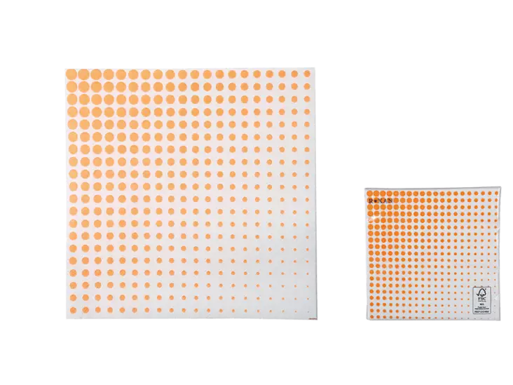 Lautasliina, Neon orange Dots 20kpl - Servetit - SER14 - 1