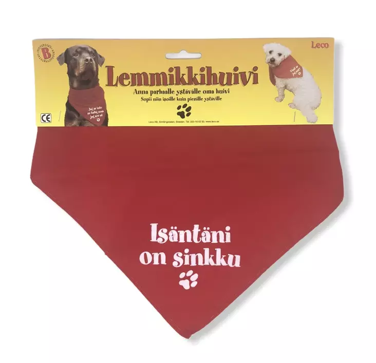 Lemmikkihuivi, Isäntäni on sinkku - Lemmikit - DOG14 - 1