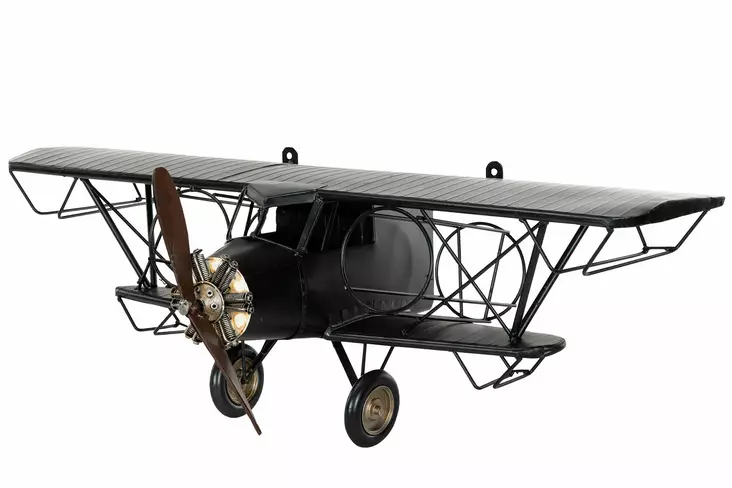 Lentokone lasi/pulloteline, metallia - Muu sälä - PRT1304 - 1