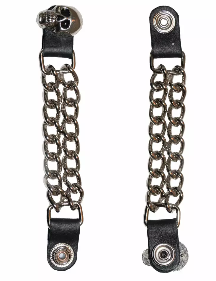 Liivilukko, Hot Leathers, Skull, 1 kpl - Nahkaliivit - VXC1024 - 1