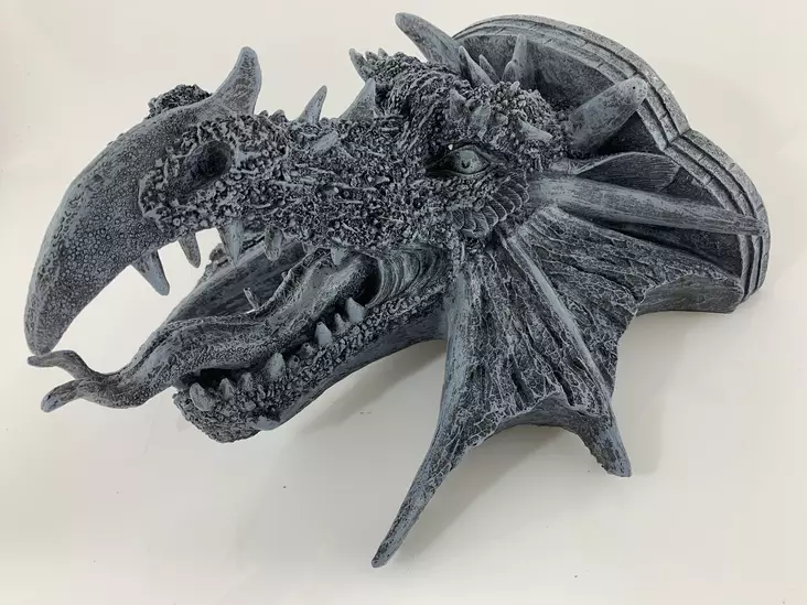 Lohikäärmehylly L 34x30x17 - Kallot, Halloweenrekvisiitta - HOR164 - 1