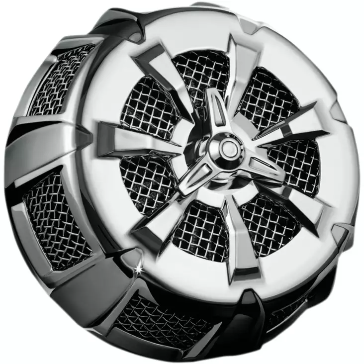 MACH 2 AIR CLEANER CHROME - Ilmansuodattimet - 10101614 - 1
