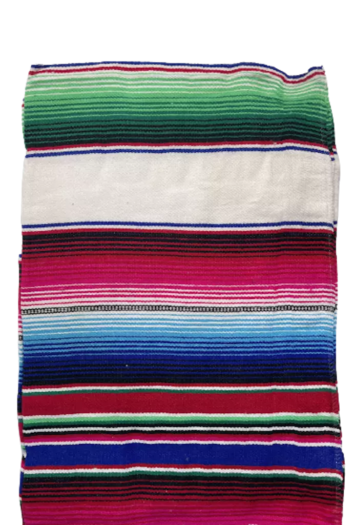 Mexico viltti valko pohjainen tiukkakudo - Kodin tekstiilit - MEX34 - 1