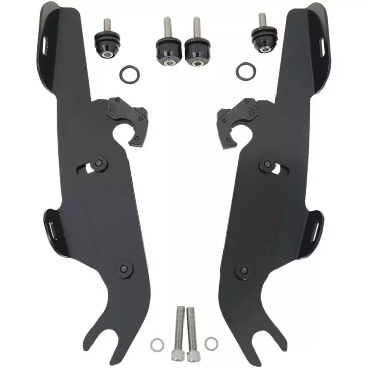 MOUNTING KIT TRIGGER-LOCK BATWING-FAIRING BLACK - Tuulilasit ja etumaskit - 23200044 - 1