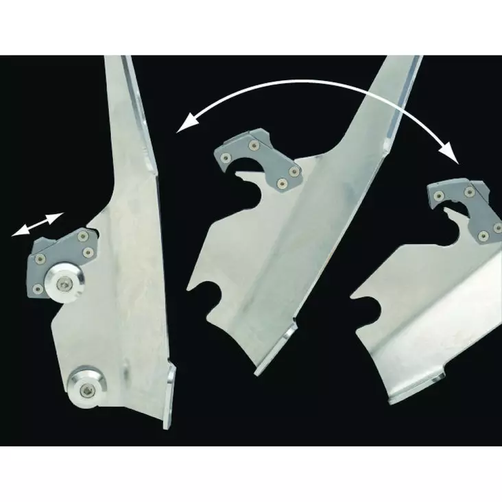 MOUNTING KIT TRIGGER-LOCK MEMPHIS FATS/SLIM-WINDSHIELD BLACK - Tuulilasit ja etumaskit - 23200154 - 1