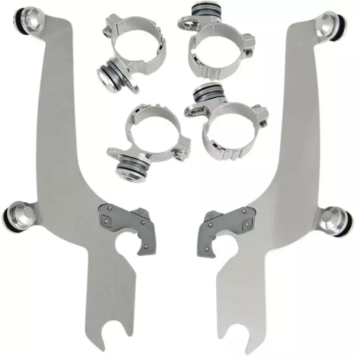 MOUNTING KIT TRIGGER-LOCK SPORTSHIELD-WINDSHIELD POLISHED - Tuulilasit ja etumaskit - 23200014 - 1