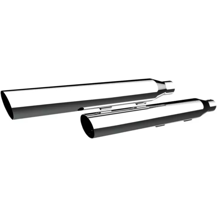 MUFFLERS 3" HP-PLUS SLIP-ON SLANT CUT CHROME - Pakoputket ja niiden osat - 18010524 - 1