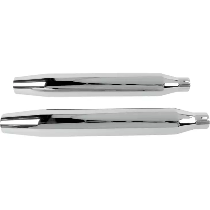 MUFFLERS 3" SLIP ON TAPERED CHROME - Pakoputket ja niiden osat - 18010154 - 1