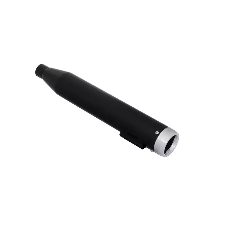 MUFFLER SLIP-ON 3" BLACK W/CHROME STRAIGHT END CAPS - Pakoputket ja niiden osat - 18010964 - 1