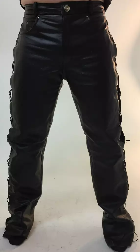 Nahkahousut-ny=C3=B6reill=C3=A4-etukuva - Nahkahousut - FIN4 - 1