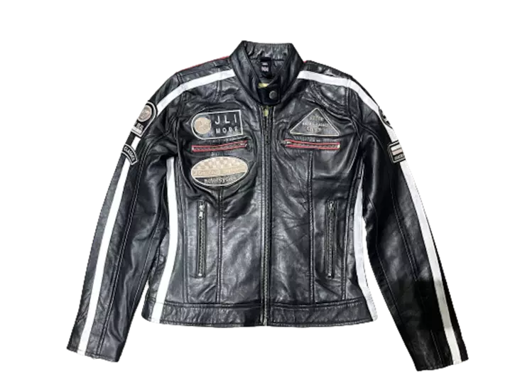 Nahkatakki JLI musta lammas nahka - Nahkatakit ja -liivit - T514 - 1