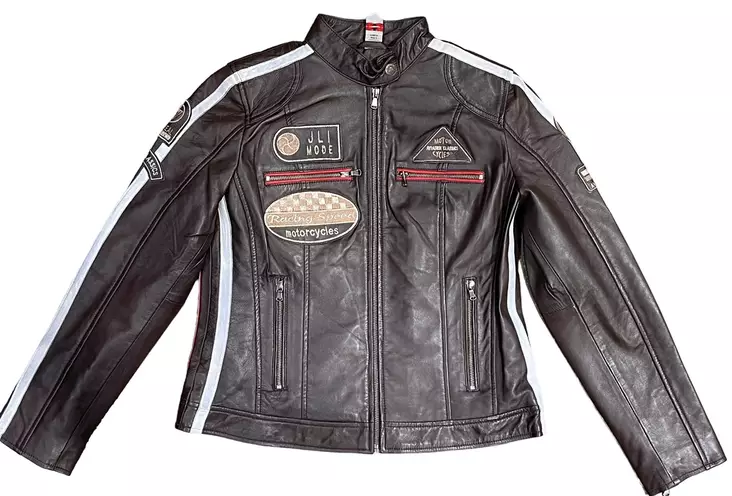 Nahkatakki JLI ruskea lammas nahka - Nahkatakit ja -liivit - T564 - 1