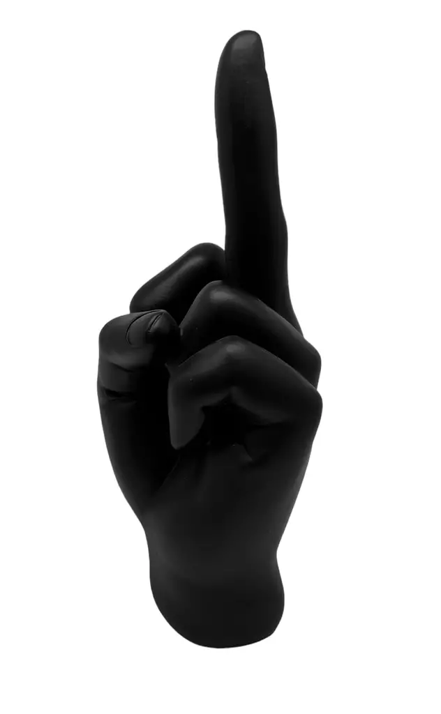 Patsas Keskisormi, musta - Koriste-esineet - PRT1314 - 1