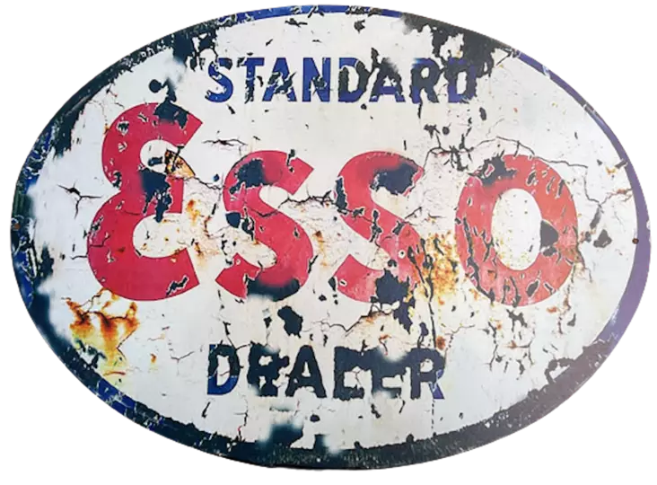 Peltikyltti esso standard dealer retro - Taulut, kehykset - PELT144 - 1