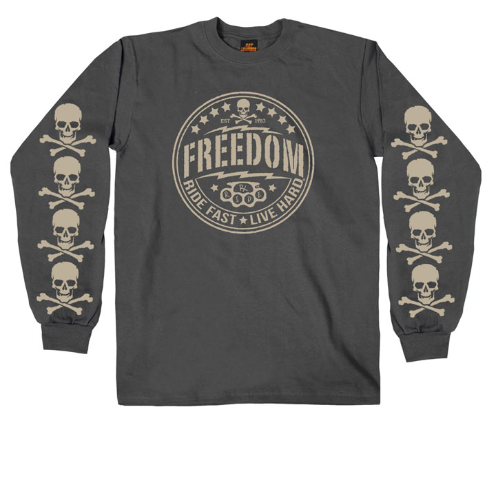 Pitk=C3=A4hihainen-Hot Leathers-Ride Circle-etukuva - Pitkähihaiset paidat - PH224 - 1