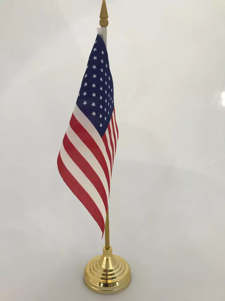 Pöytälippu USA varrellinen 16x11cm - Liput - PRT984 - 1