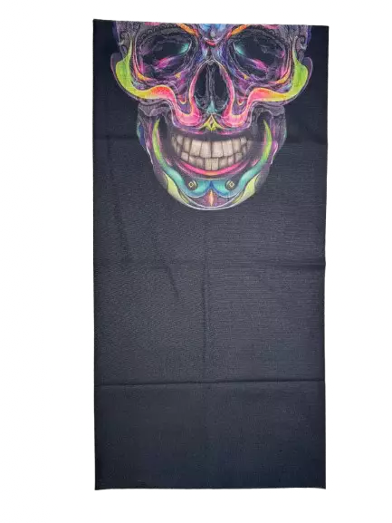 Putkihuivi Pääkallo violetti vihreä - Putkihuivit - B414 - 1