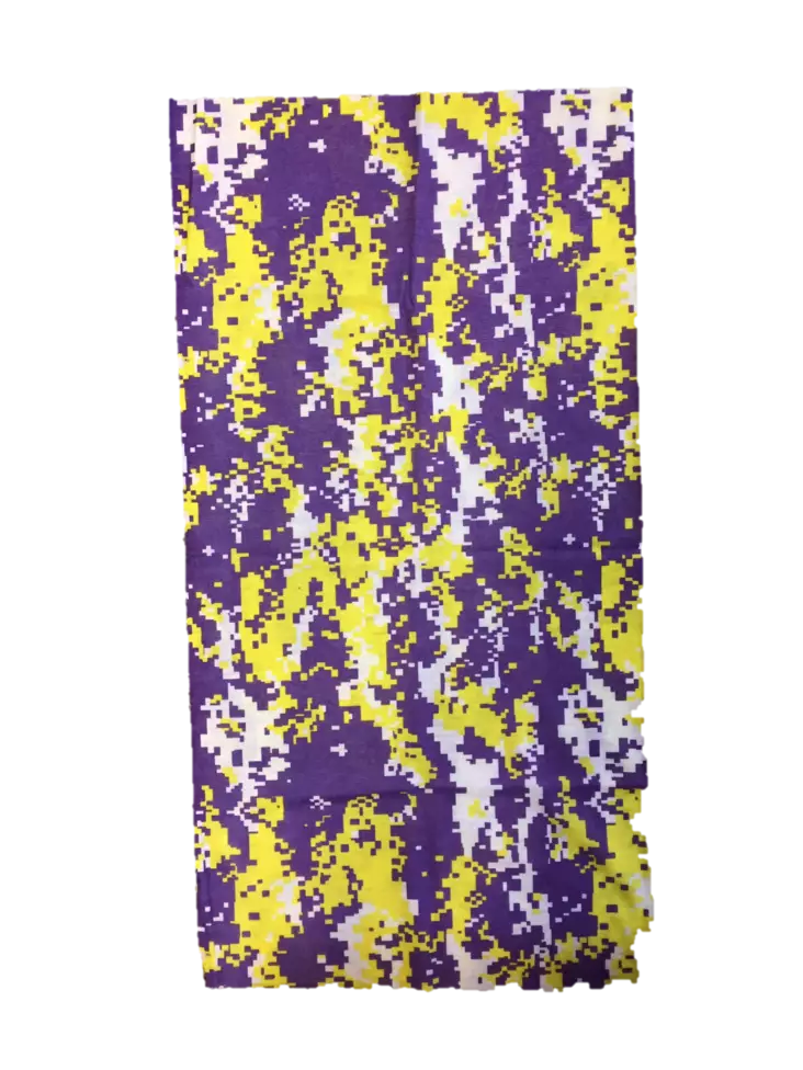 Putkihuivi, Pikselikuvio, lila-keltainen - Putkihuivit - B204 - 1