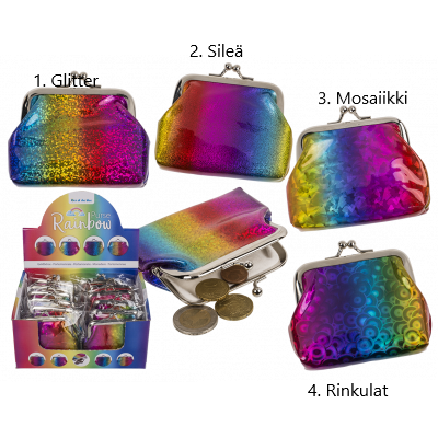 Rahakukkaro, Rainbow - Lompakot ja rahakukkarot - NL794 - 2