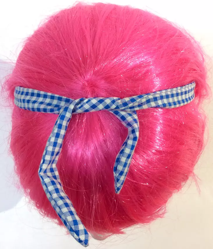 Rautalankahuivi, Ruutu sininen - Hiuskoristeet - HU384 - 1